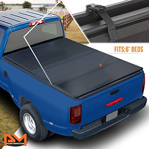 Hard Solid Tri Fold Tonneau Cover For Tacoma Pickup Fleetside Styleside With 6ft Bed 89 04 Buy Products Online With Ubuy Lebanon In Affordable Prices B0834nq7jl